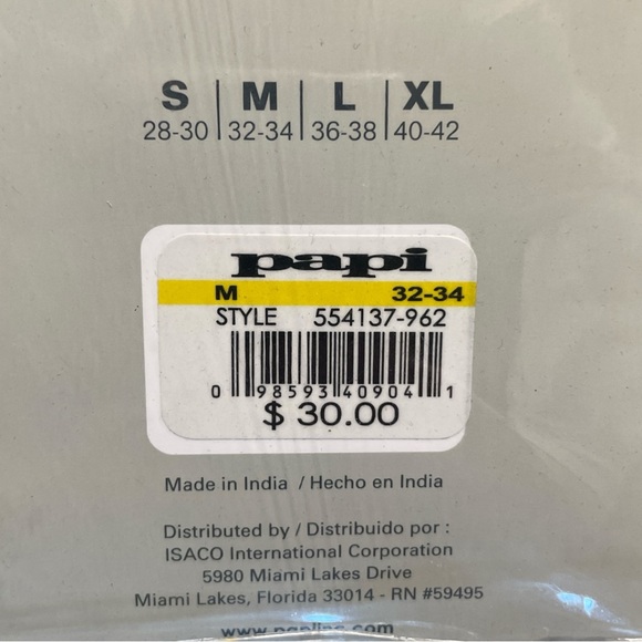 Papi Low Rise Briefs Men’s Medium - Picture 4 of 4